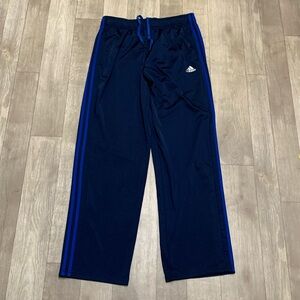 Mens Adidas Basketball Gym Training‎ Workout Athletic 3 Stripe Track Pants